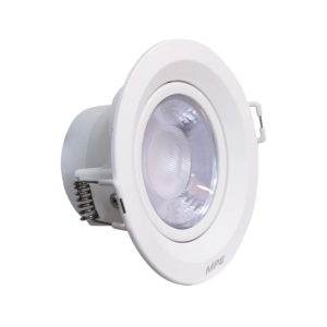 LED Downlight âm trần Chiếu điểm, Điều chỉnh hướng sáng, mặt tròn 9W ánh sáng trắng DLA2R-9T 5 8
